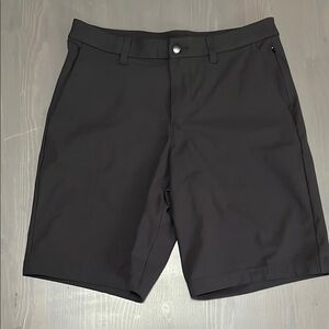 Lululemon Athletica Black Flat Front Shorts